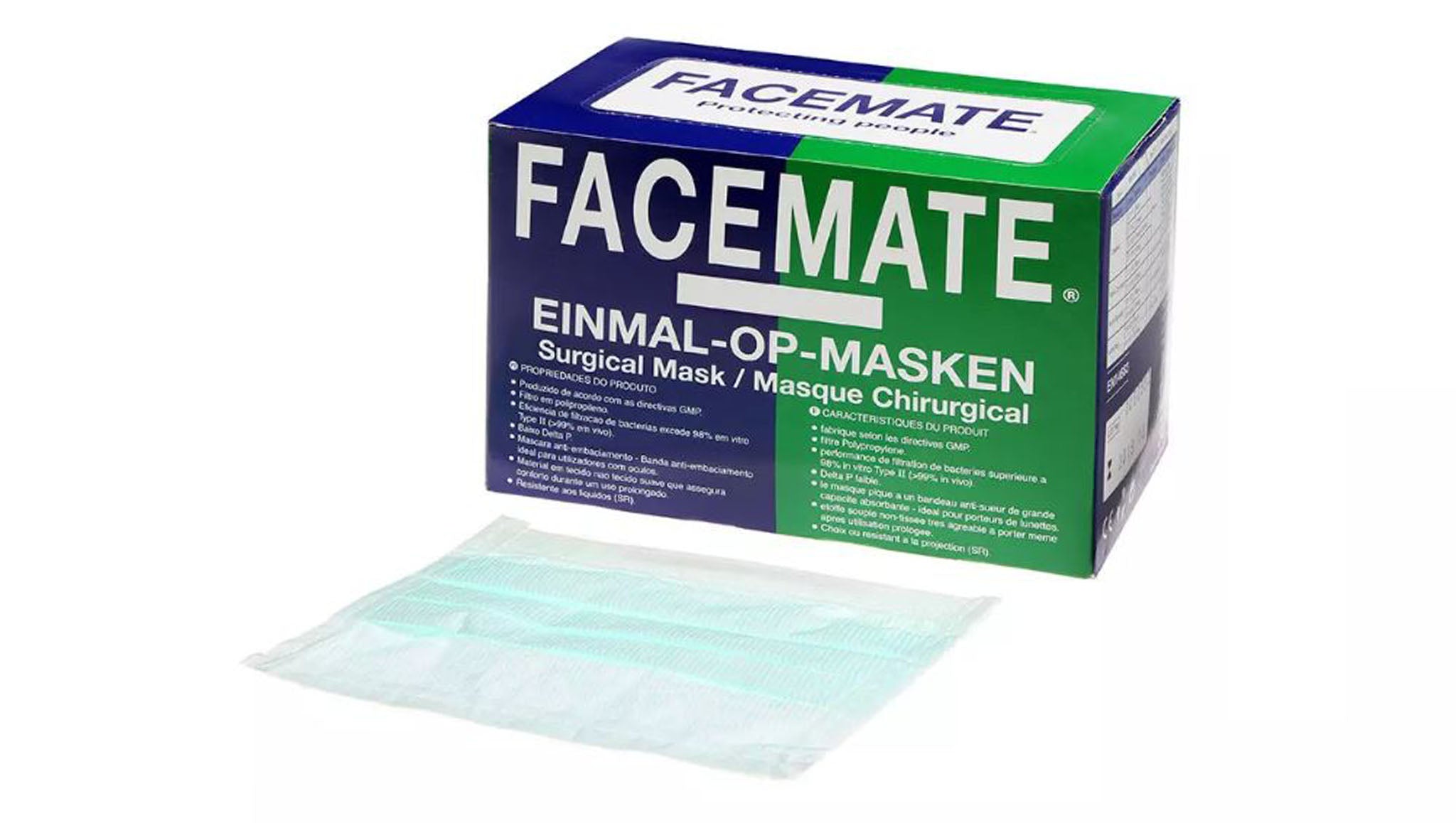 Medizinische TypIIR (50 Masken je Box), VE=300 Masken