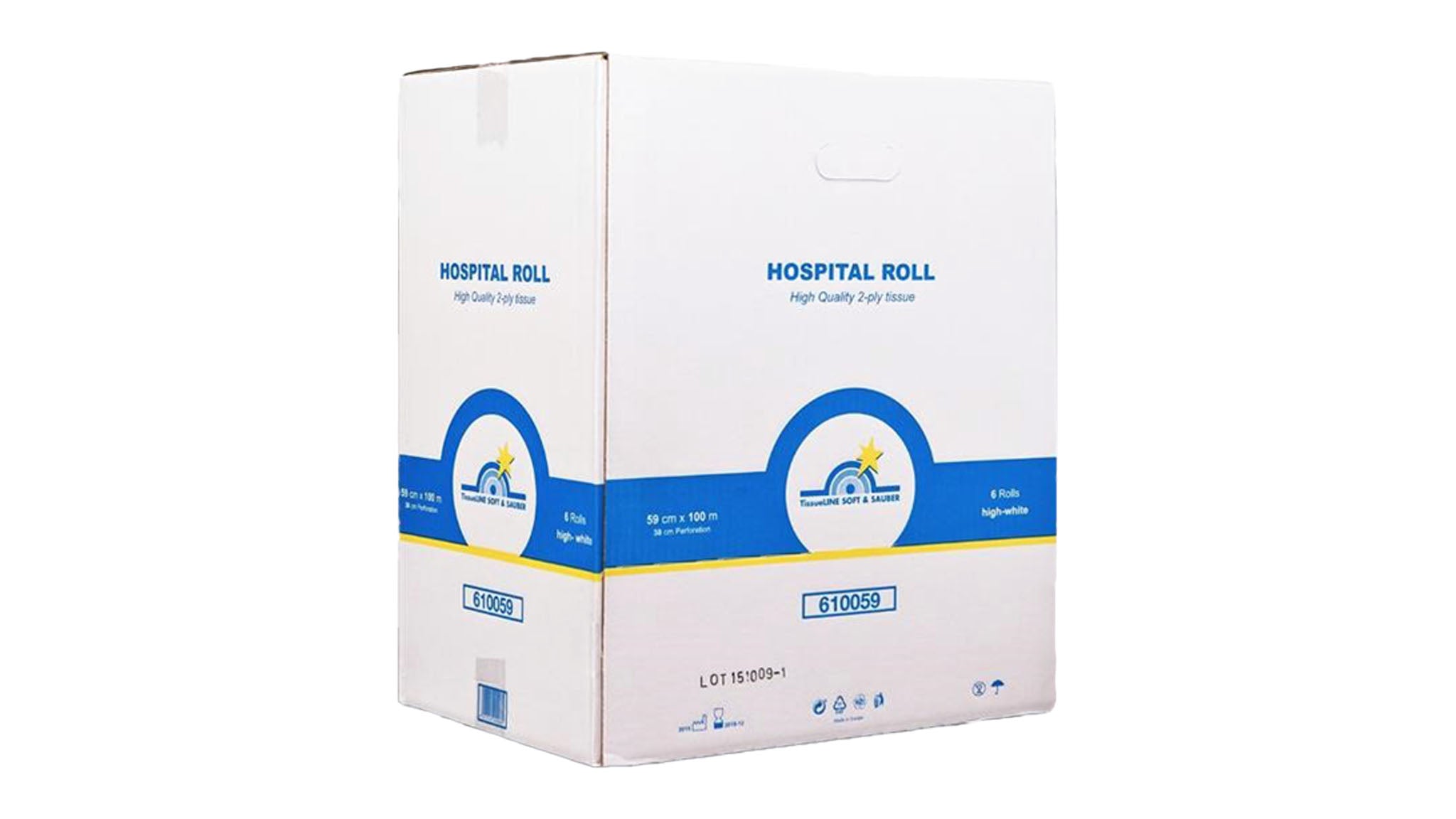 TissueLINE Soft & Sauber Hospital Roll 50m oder 100m