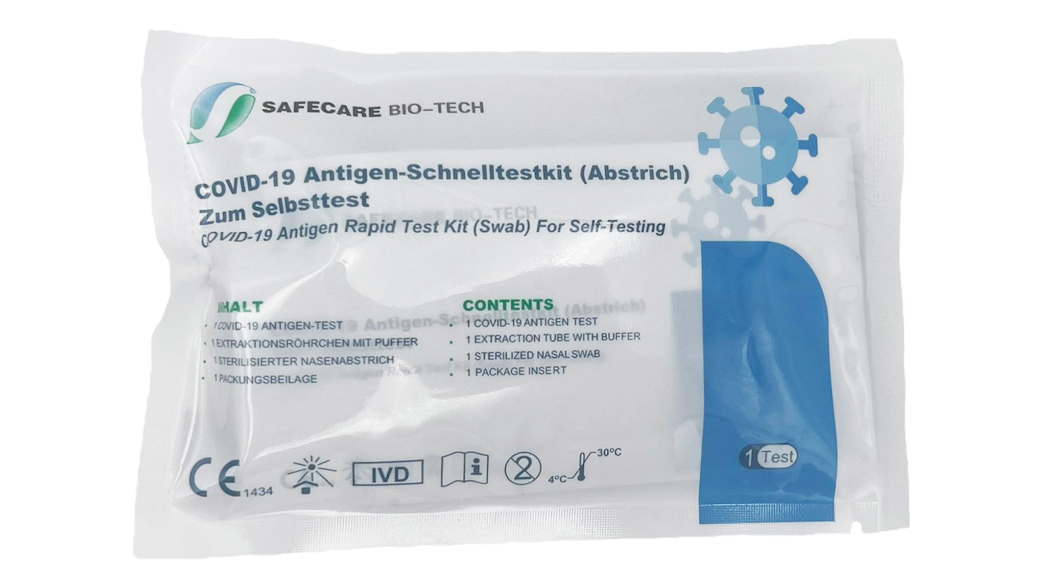 Safecare COVID-19 Selbst-/Laientest einzeln verpackt