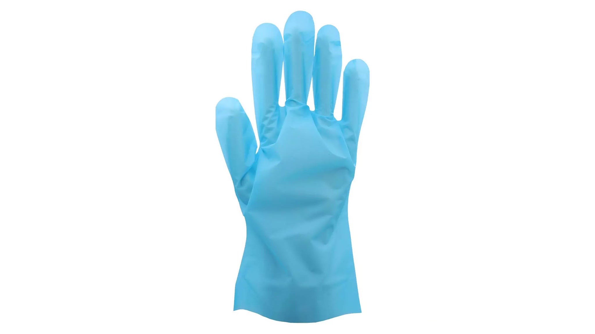 TPE Handschuhe, blau, Gr. M, puderfrei, VE=10 Boxen à 200 Stück
