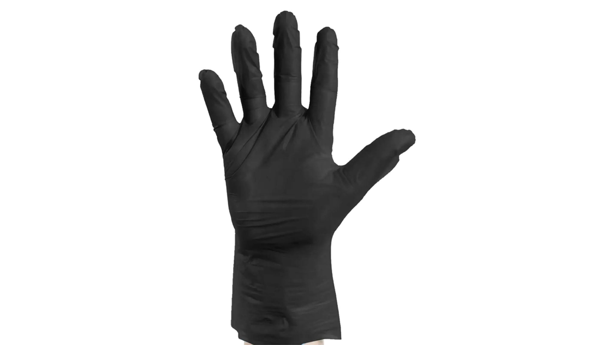 TPE Handschuhe, schwarz, Gr. L, puderfrei, VE=10 Boxen à 200 Stück