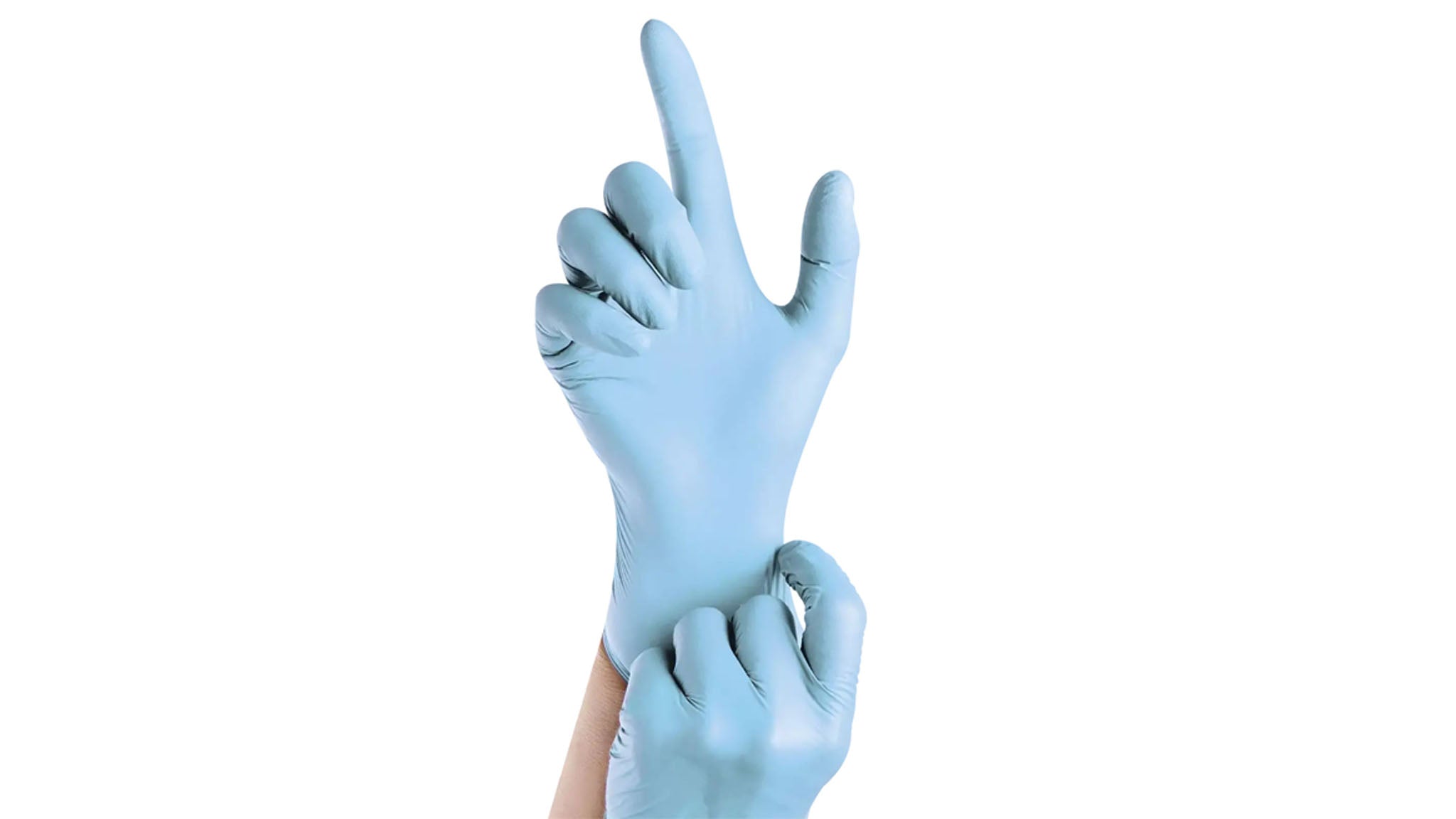 Nitrilhandschuhe, Low Derma, blau, puderfrei, dünne Ausführung  VE=10 Boxen à 100 Stück
