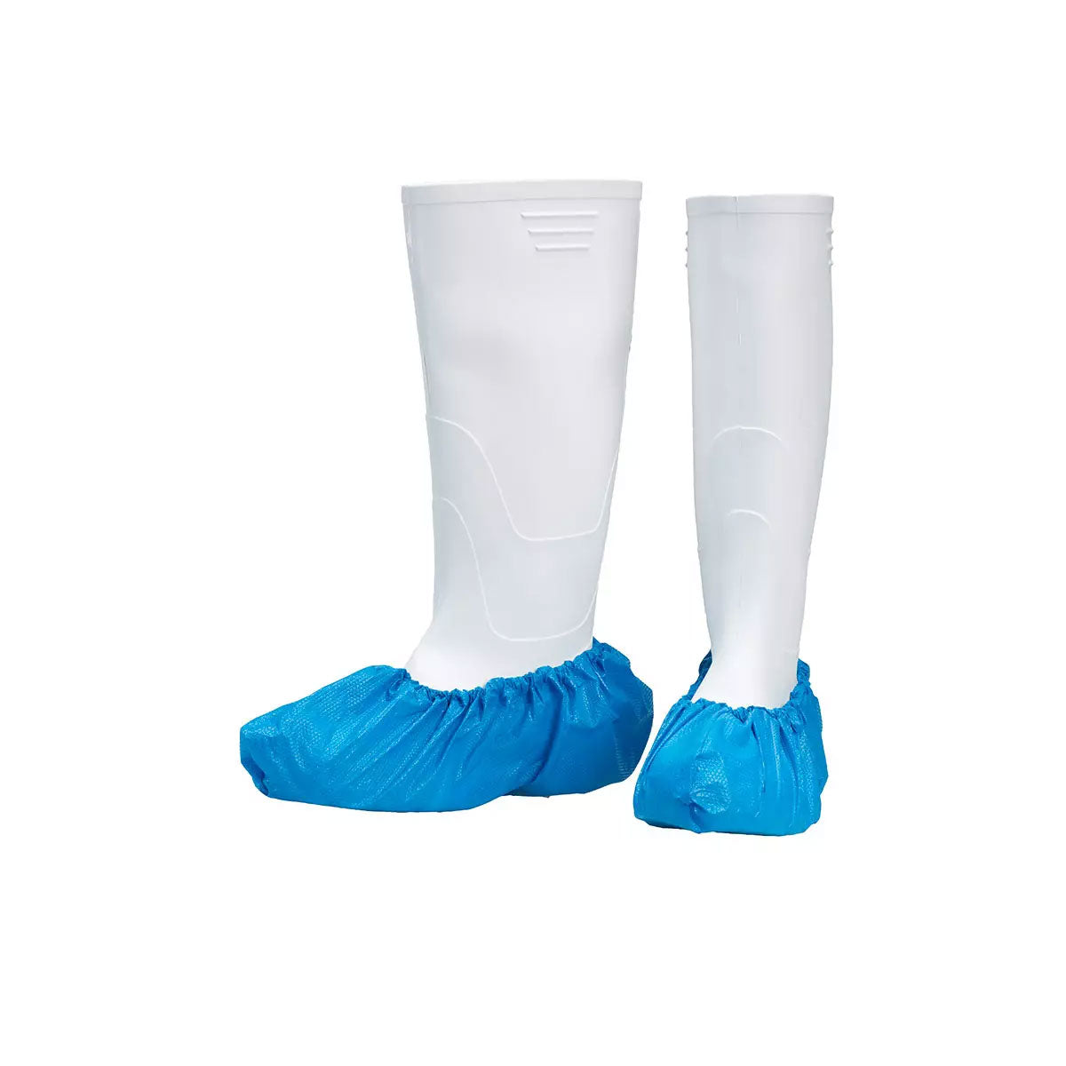 PE-Einmal Überziehschuhe extra stark,  15 x 42 cm, blau, VE=2.000 Überschuhe zu je 100 Stück eingeschweißt