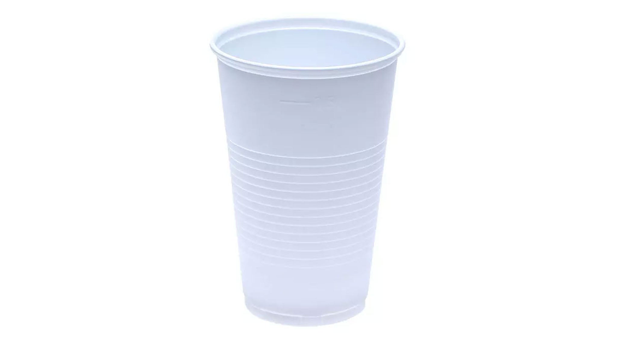 PP-Mundspülbecher, 500 ml, weiß, stabiler, grifffester Mundspülbecher mit abgerundetem Rand VE=1.600 Stück
