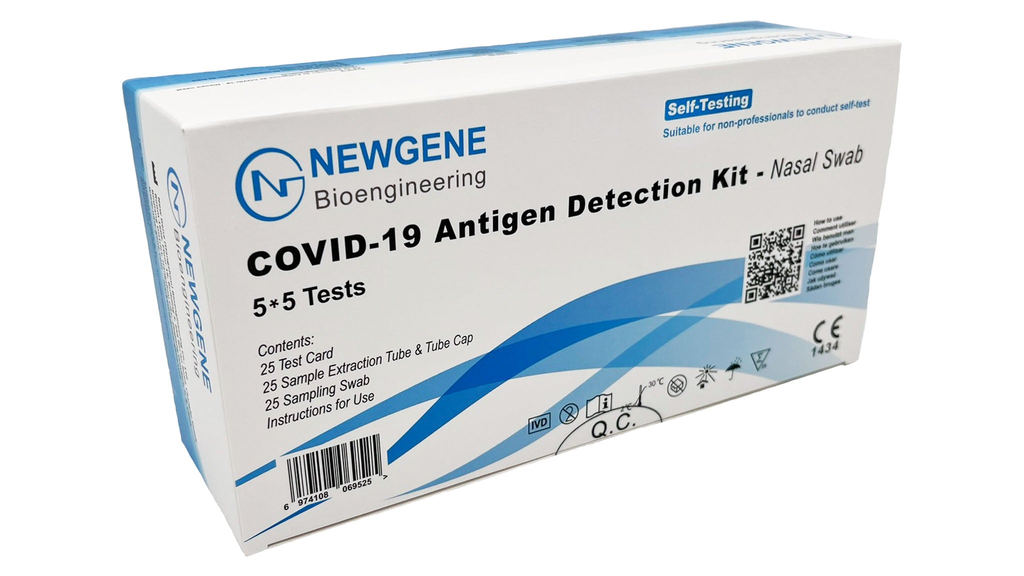 Newgene COVID-19 Selbst-/Laientest (5 Tests je Box)