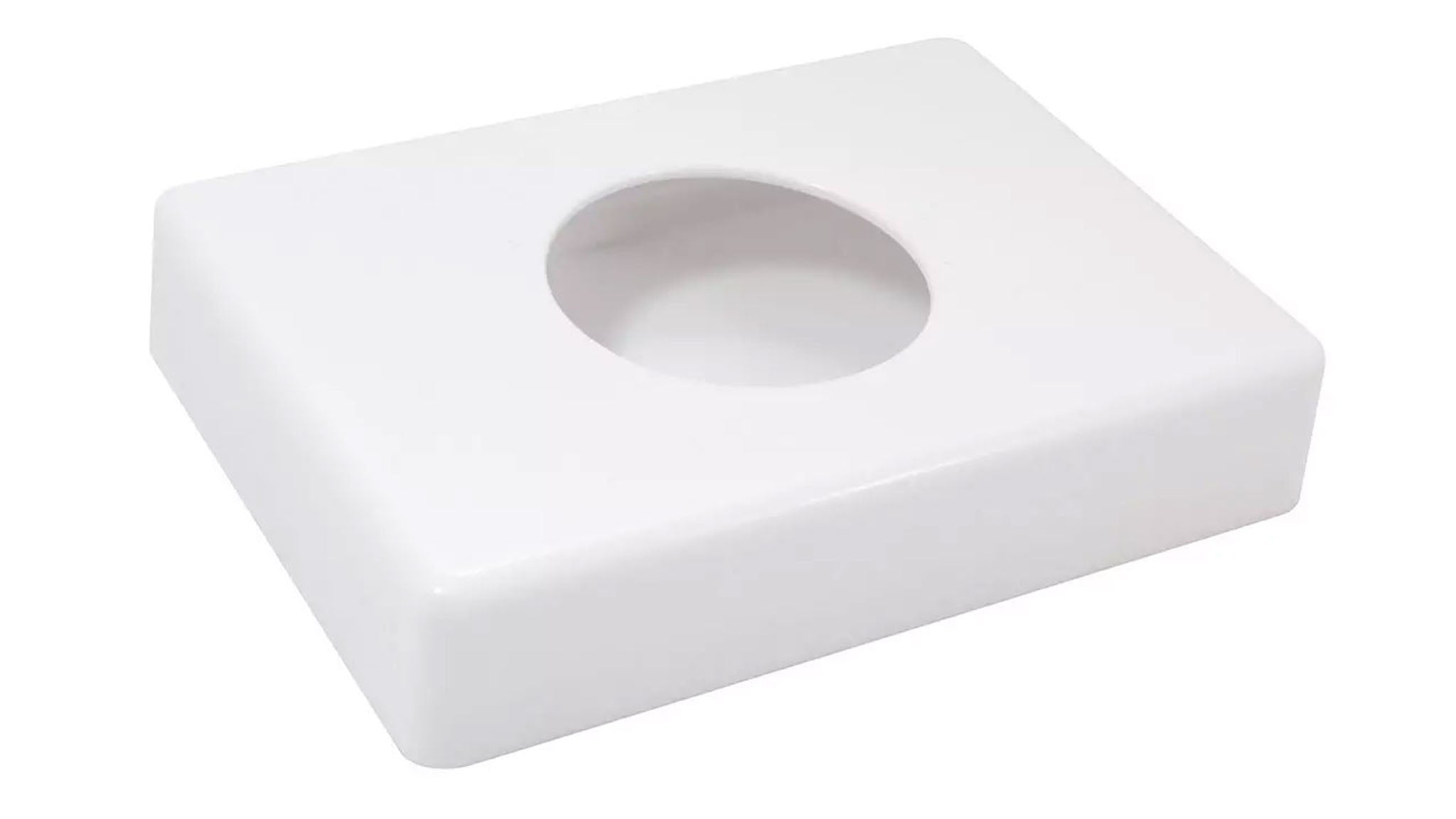 PP-Halter für Hygienebeutel, weiß, 138 x 98 x 26 mm VE=24 Stück