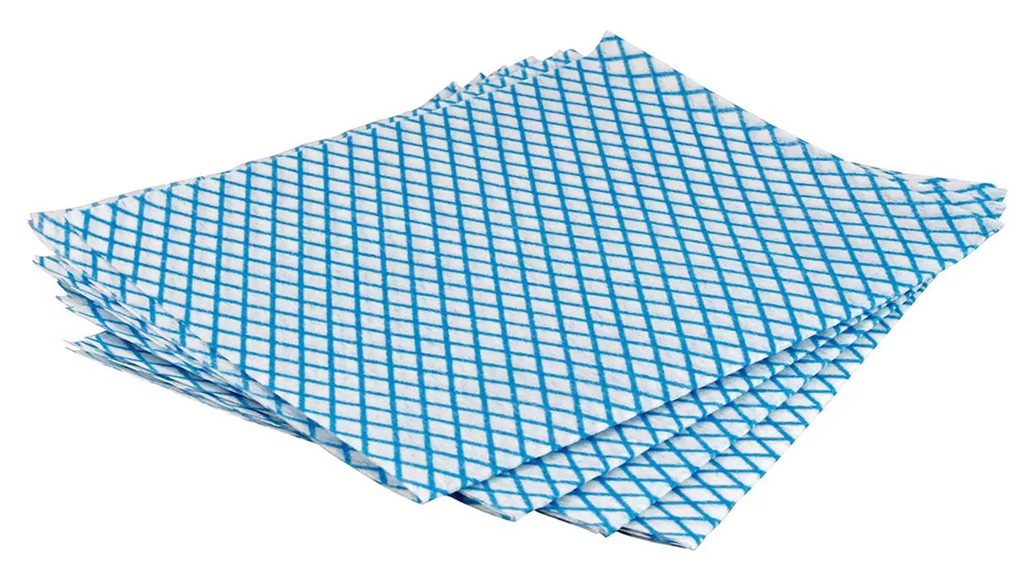 PP-Vlies Einweg Pflegetuch, blau-weiß, 30 x 33 cm VE=1000 Stück
