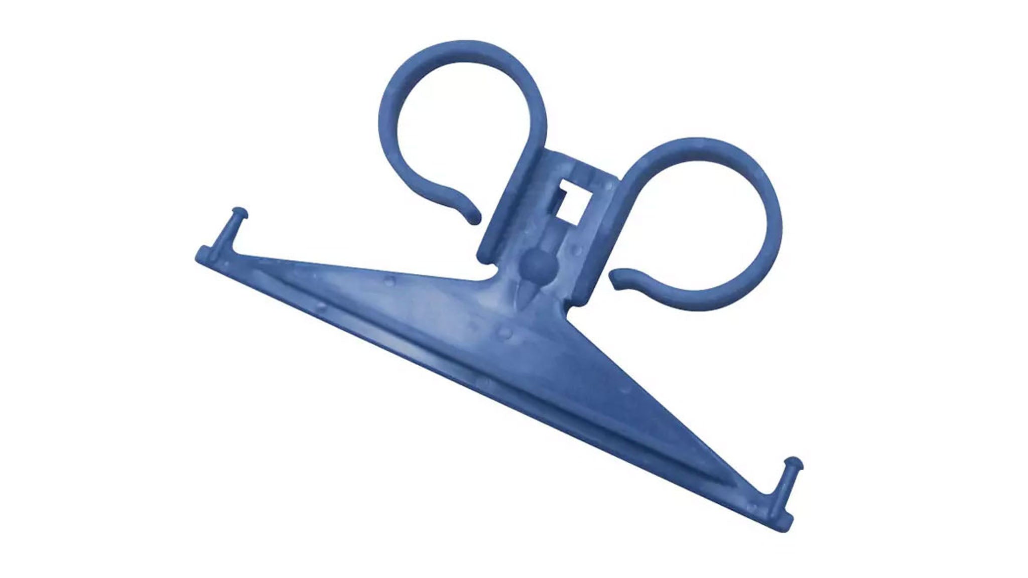 PP Urinbeutelhalterung, blau  VE=220 Stück
