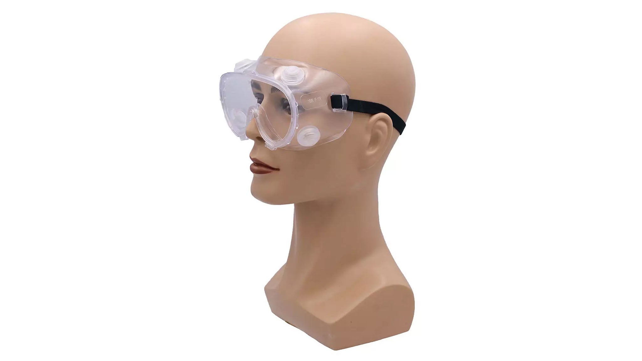 Vollschutzbrille aus PVC mit Polycarbonatscheibe und verstellbarem Gummiband VE=10 Stück